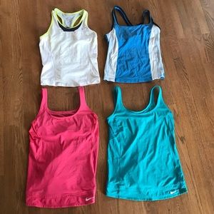 BUNDLE 4 Nike Tank Tops Size M